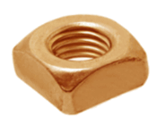 SQUARE NUTS BRASS