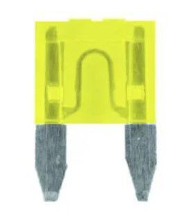 (#1738PK)    Yellow ATM Blade Type Mini Fuse 20 AMP 