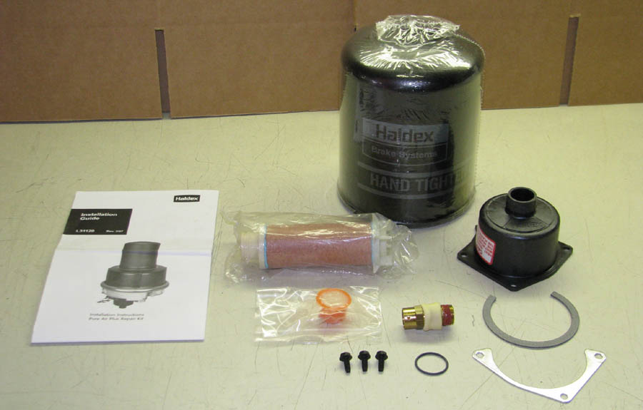 Air Dryer Filter & Small Parts Kit For M35A3 & M939 w/ ABS, Haldex