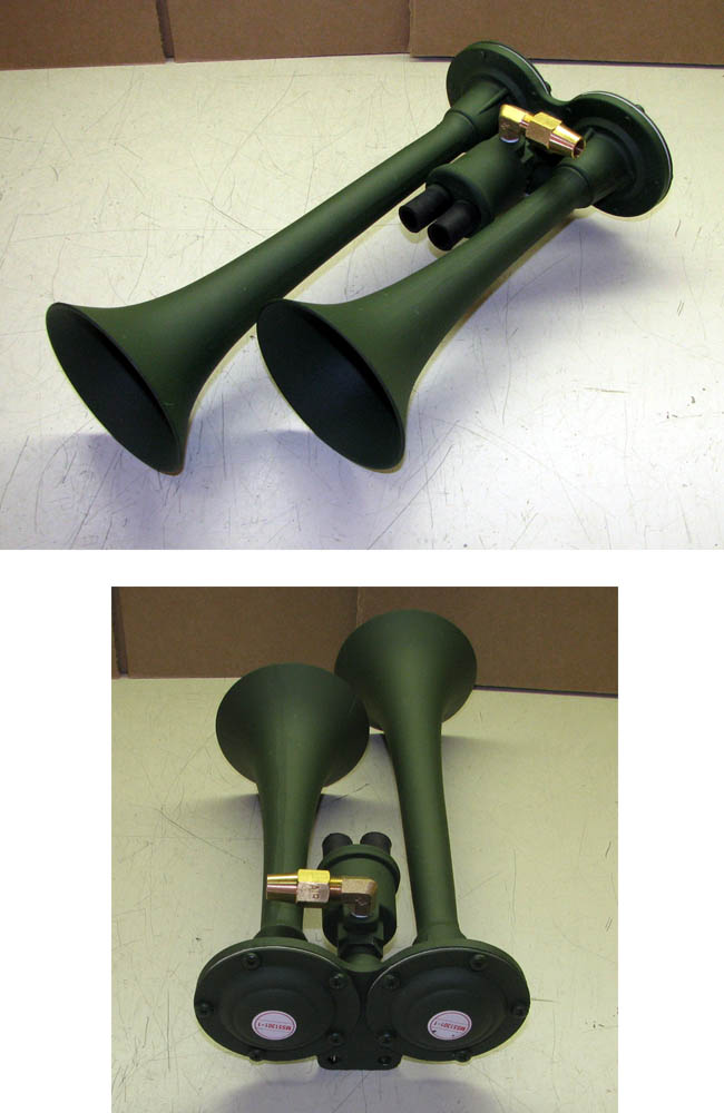 Air Horn (dual horns) With 24 Volt Air Control Valve, MS513011