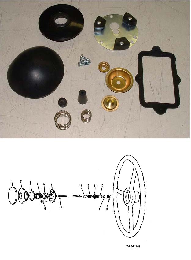 Horn Button Kit For M35/M54, 5702506
