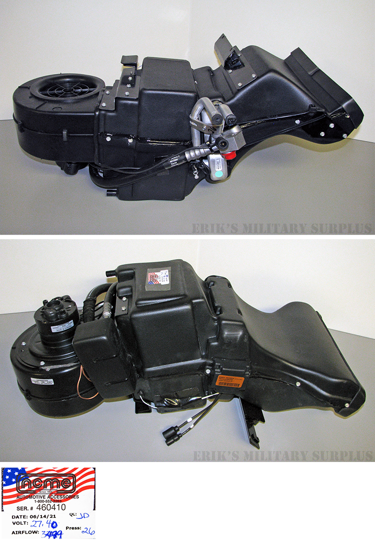HVAC Assembly for ECV HMMWV, 4220202 / 6019788 / 6015461