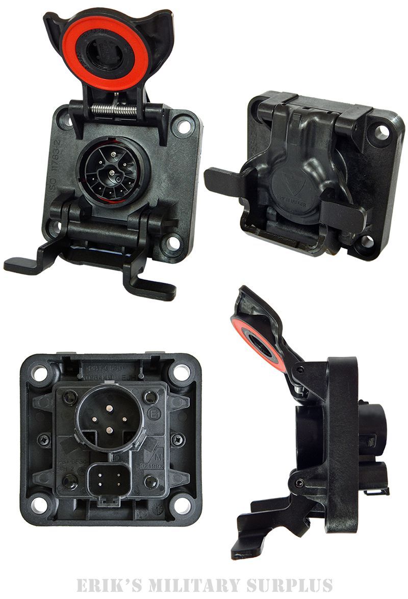 ISOBUS Implement Connector Receptacle (black), 151234 Erich Jaeger