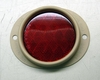 Red Reflector, 3 Inch Lens, Desert Tan Metal Frame, MS35387-1-T
