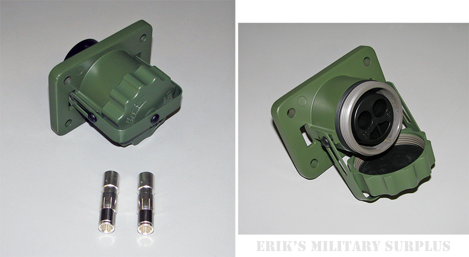 Slave Receptacle w/ Cap (2 pin style), MS750581 / 104073624 / 60