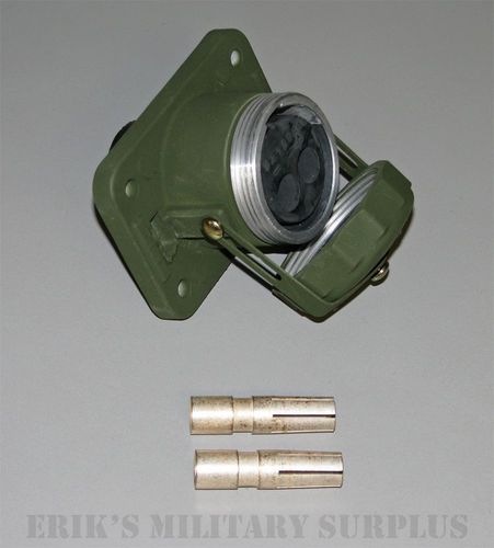 Slave Receptacle w/ Cap (2 Socket Style), MS75058-1