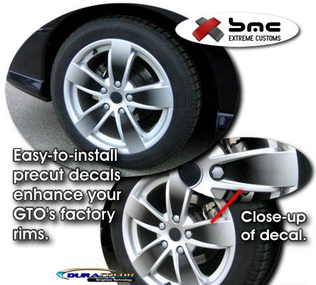 17" Factory Wheel Graphic Kit for Pontiac GTO - 1 