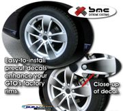 17" Factory Wheel Graphic Kit for Pontiac GTO - 1 