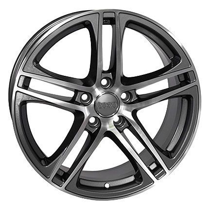 17" Fits Audi - R8 wheels - Gunmetal 17x7.5 SET