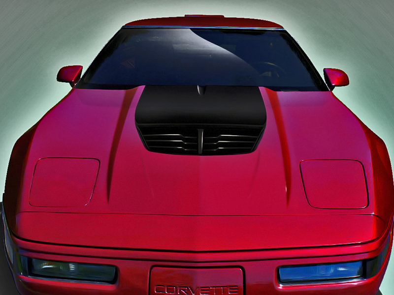 Pre-Cut Hood Racing Stripes Vinyl Decal For 1984-1996 Chevrolet Corvette C4