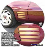 1991-1994 Chevrolet Corvette C4 Vent Graphic Kit 3