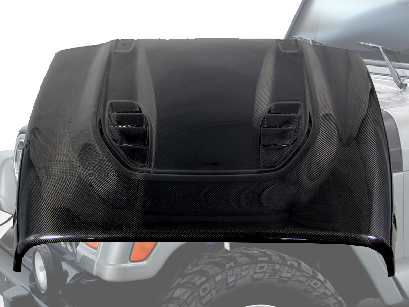19972006 Jeep Wrangler Carbon Fiber DriTech Power Dome Hood