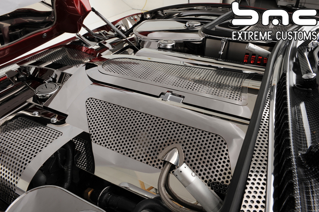 19992004 Chevrolet Corvette C5 Stainless Replacement Fuel Rail Covers