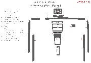 1999.5 Audi A4 Main Dash Trim Kit, w/o Quattro, Manual, 16 Pcs