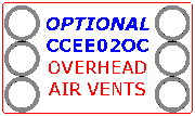 2002-2006 Cadillac Escalade Optional Overhead Air Vents Trim Kit, 6 Pcs, OEM Match