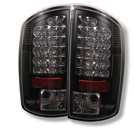 2002-2006 Dodge Ram LED Tail Lights - Black
