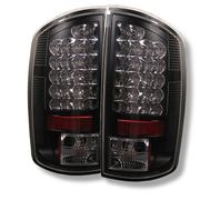 2002-2006 Dodge Ram LED Tail Lights - Black