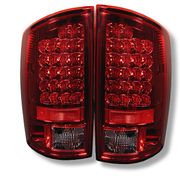 2002-2006 Dodge Ram LED Tail Lights - Red Clear