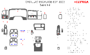 2002 Cadillac Escalade & EXT Interior Basic Dash Trim Kit, 26 Pcs, OEM Match