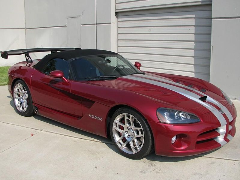 20032010 Dodge Viper GTC500 Adjustable Carbon Fiber Wing / Rear Spoiler