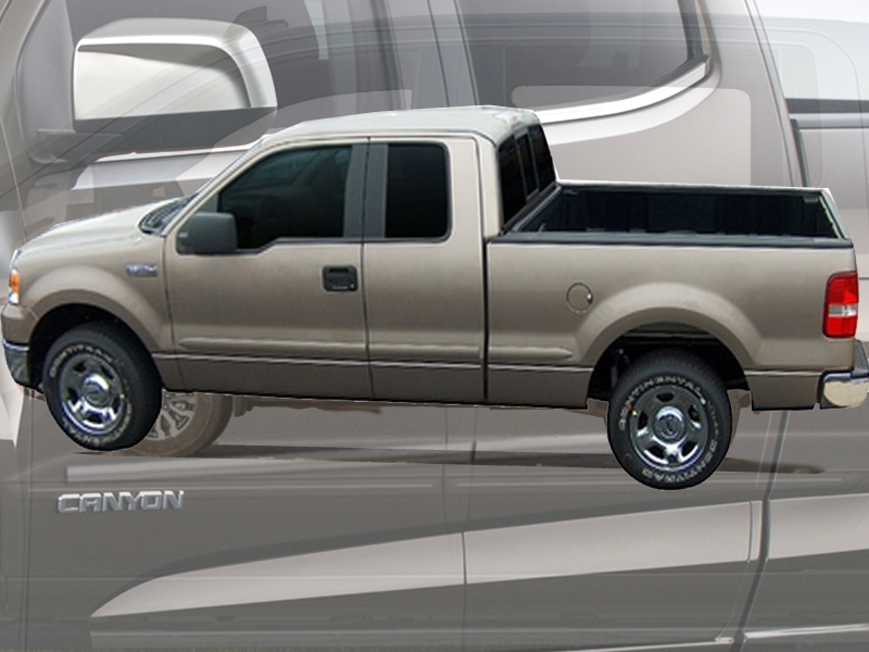 20042010 GMC Canyon Painted Body Side Moldings