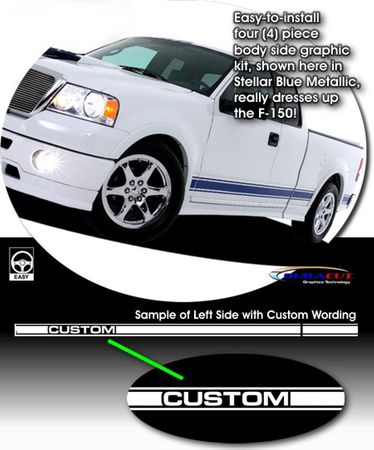 2004-Current Ford F150 Body Side Graphic Kit 2