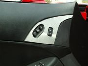 2005-2013 Chevrolet Corvette C6 2pc Brushed Stainless Door Lock Trim Plate w/ Option Button