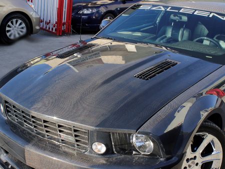 2005-2009 Mustang Saleen Style Carbon Fiber Hood