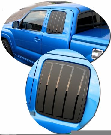 2005-2015 Toyota Tacoma Simulated Window Louvers Decal Kit 1 
