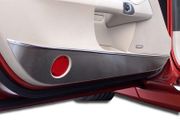 2005-2013 Chevrolet Corvette C6 Brushed Stainless 2pc Door Guards 041019