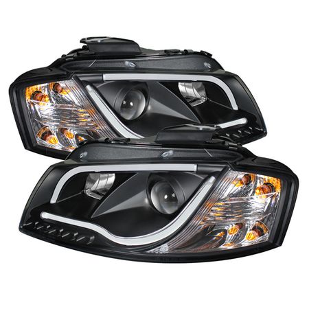 2006-2008 Audi A3 Projector Headlights - Halogen Model Only 