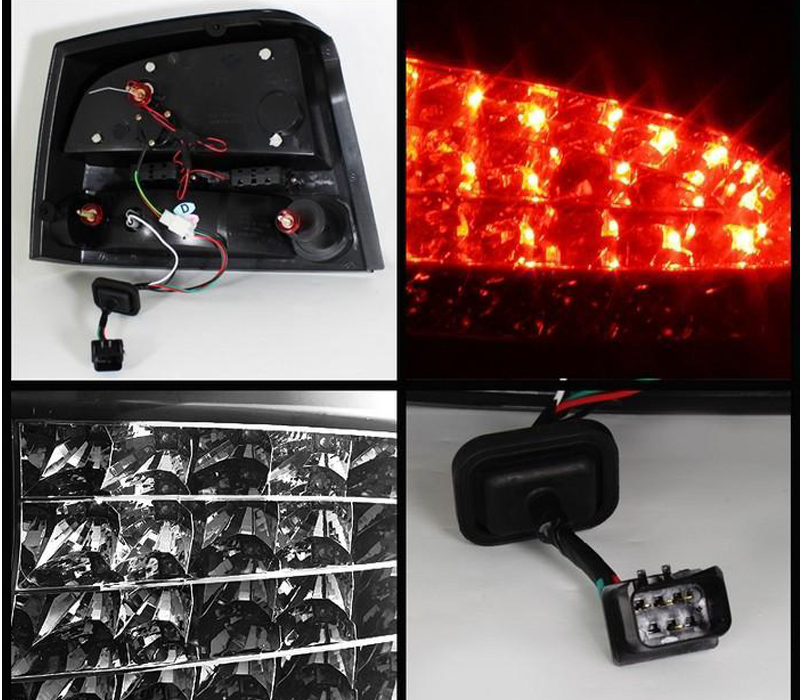 20062008 Dodge Charger LED Black Tail Lights