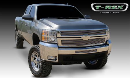 2007-2010 Chevy Silverado HD (2500HD, 3500) - Billet Grille Overlay / Bolt On & Insert