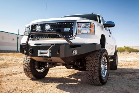 2007-2010 GMC Sierra HD Magnum Winch Front Bumper