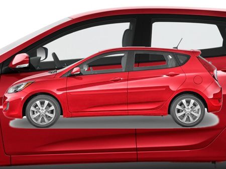 2012-2017 HYUNDAI ACCENT SEDAN / 5 DR HATCHBACK PAINTED BODY SIDE MOLDING