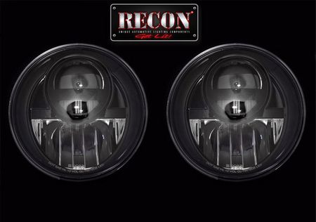 2007-2014 SMOKED LED Projector Headlights Jeep Wrangler 
