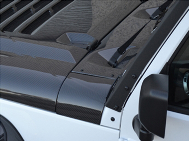 20072018 Jeep Wrangler RKSport Flat Carbon Fiber Fender Flares