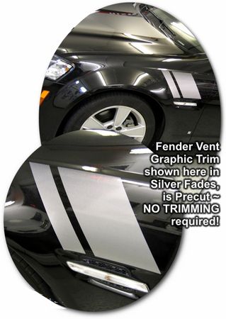2008 2009 Pontiac G8 / Commodore Fender Vent Graphics Trim Kit