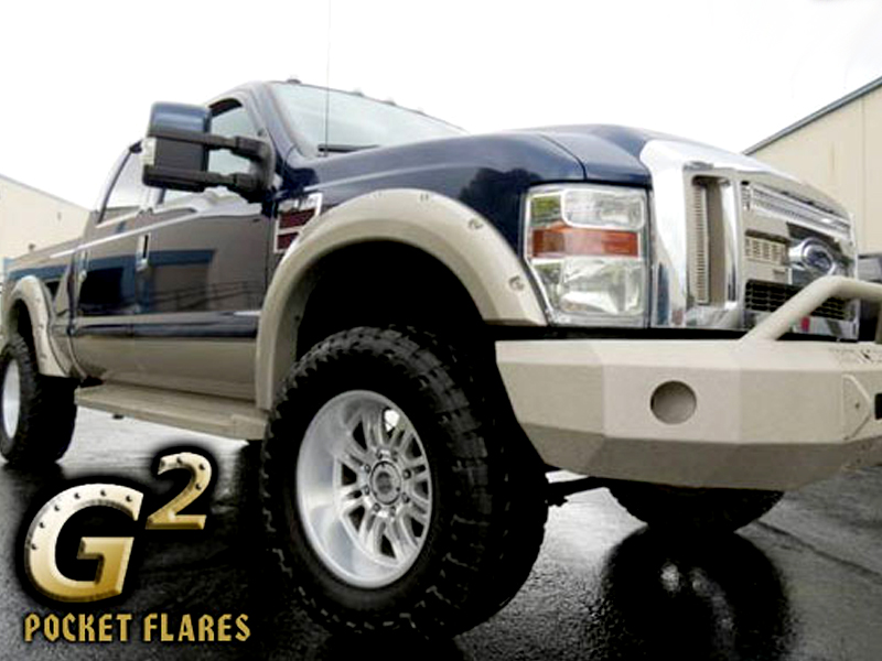 20082010 Ford F250 / 350 Rivet Style Fender Flares