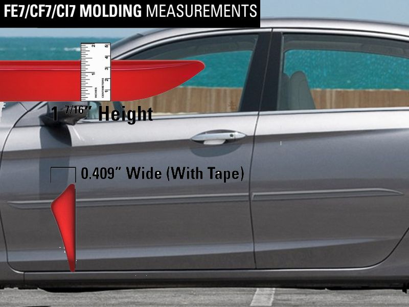 20132017 HONDA ACCORD SEDAN PAINTED BODY SIDE MOLDING