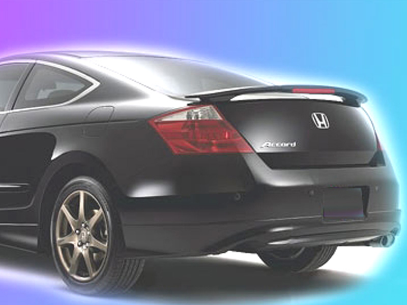 Front Bumper Lip For 2008-2010 Honda Accord Sedan V6 - MDA Style PU Chin Spoiler Unpainted