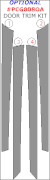 2008-2010 Pontiac G8 Optional Door Trim Kit, 4 Pcs