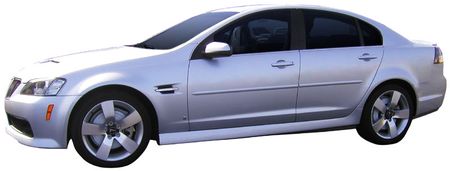 2008-2010 Pontiac G8 Painted Body Side Moldings