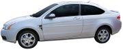 2008-2011 Ford Focus Coupe 2Dr Painted Body Side Moldings