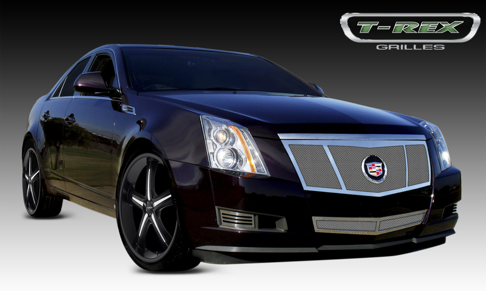 Onegrille Stainless Steel Black Mesh Grille For 2006-2011 Cadillac DTS - 1.8mm Wire