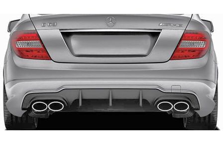 2008-2014 Mercedes C Class W204 Valero C63 V2 Styled Rear Bumper Cover 