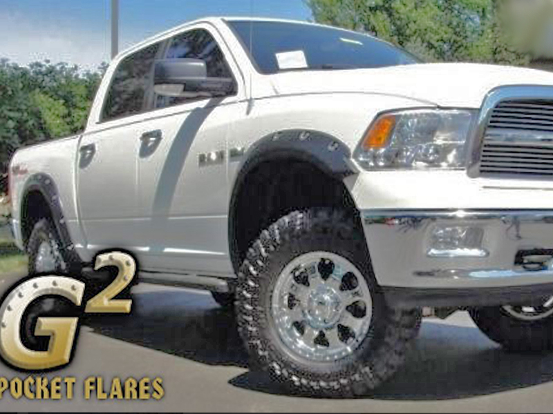 Chrome Rear Step Bumper For 2009-2018 Dodge Ram 1500 W/ Dual Exhaust W