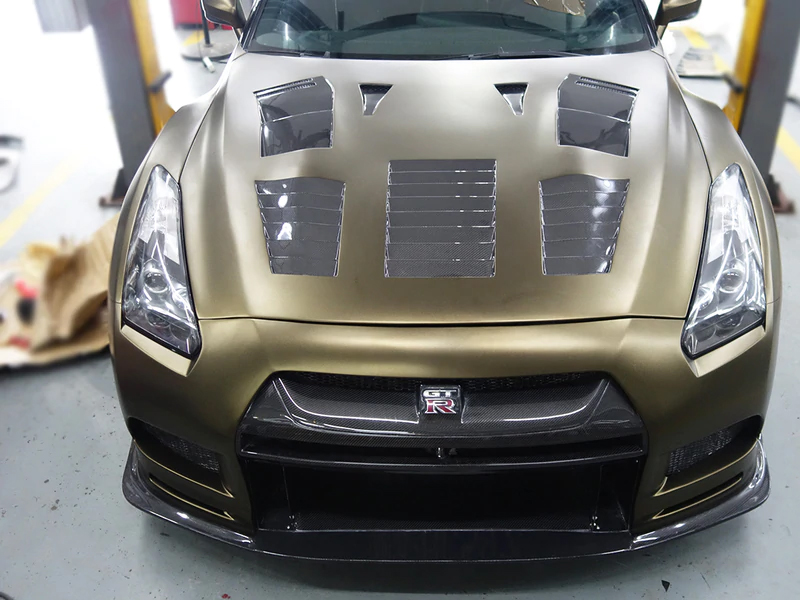 Darwin Pro 2009-2016 Nissan GTR R35 CBA/DBA TP-2 Style Carbon Fiber Hood