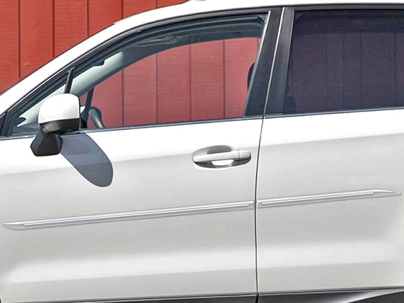 20092018 Subaru Forester Painted Body Side Moldings w/ Chrome Line Insert