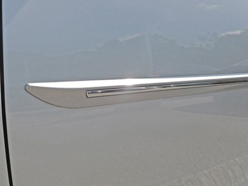 20092018 Subaru Forester Painted Body Side Moldings w/ Chrome Line Insert